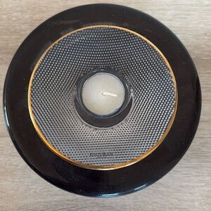 Kosta Boda atoll bowl and votive inside (2 pieces)